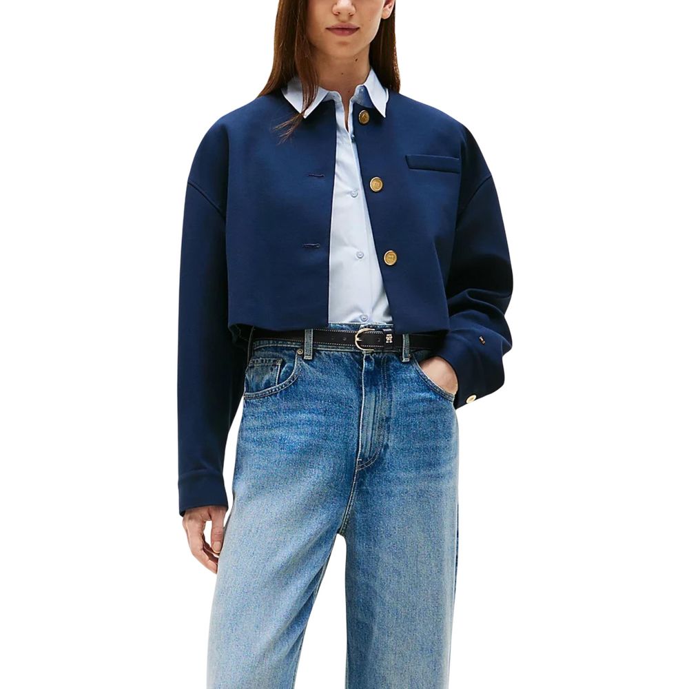Tommy Hilfiger Blue Viscose Blazer | Regal Royce