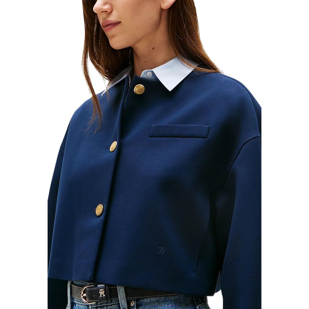 Tommy Hilfiger Blue Viscose Blazer | Regal Royce
