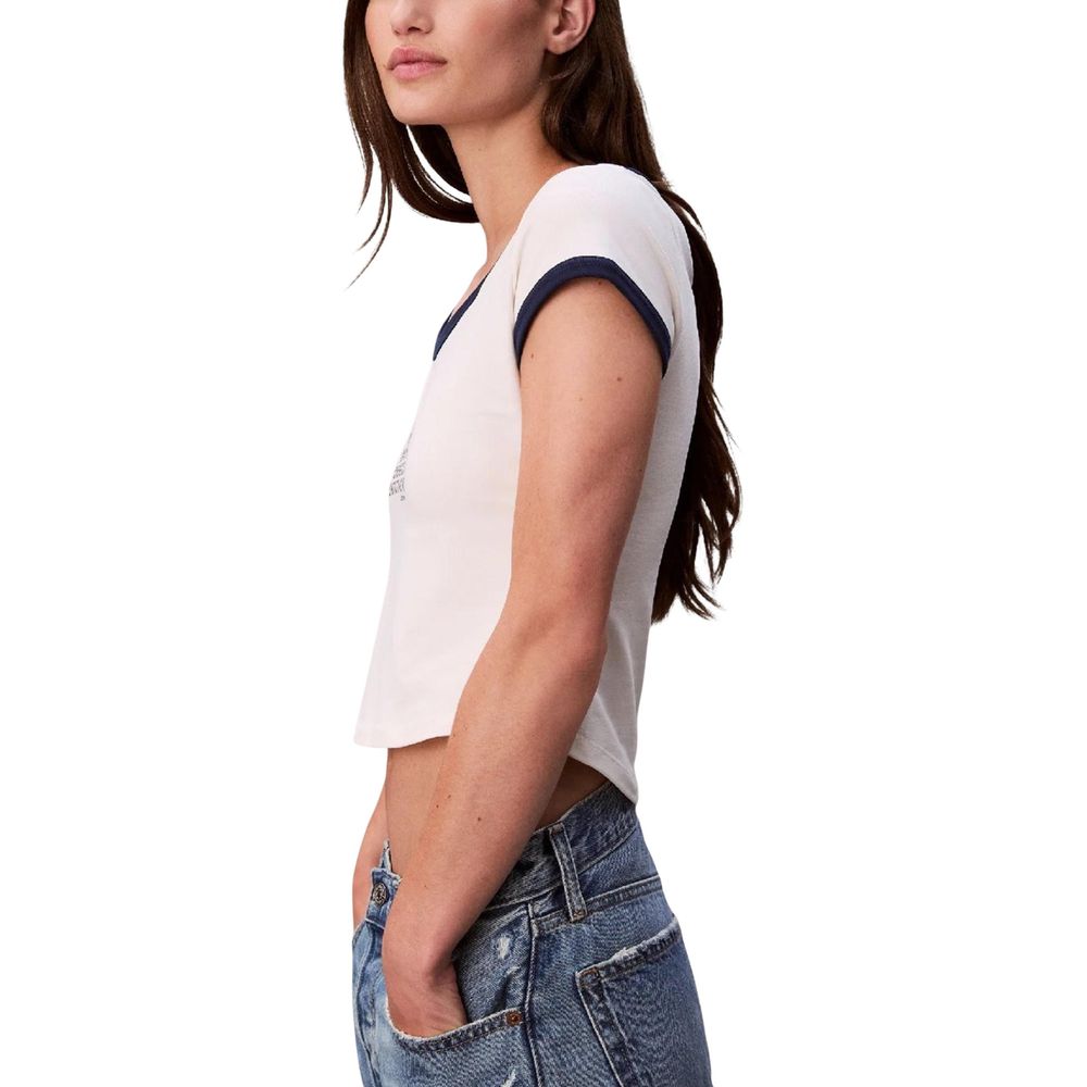 Calvin Klein Jeans White Cotton Tank Tops | Regal Royce