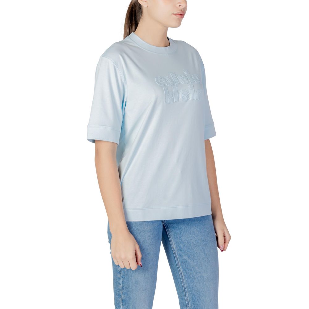 Calvin Klein Jeans Blue Cotton T-Shirt | Regal Royce