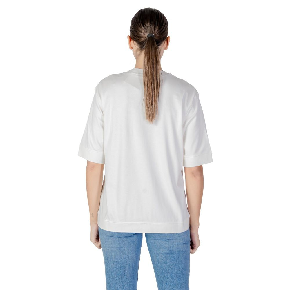 Calvin Klein Jeans White Cotton T-Shirt | Regal Royce