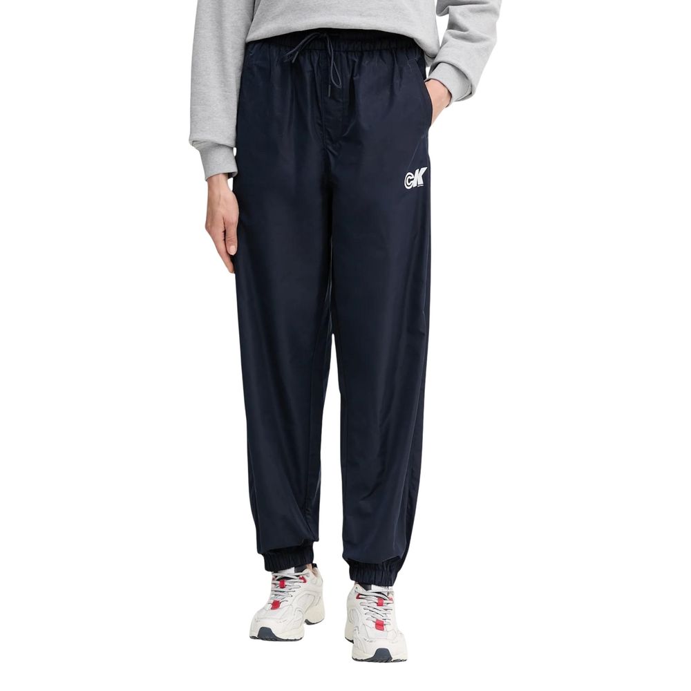 Calvin Klein Jeans Blue Recycled Polyester Joggers (Workout Pants) | Regal Royce