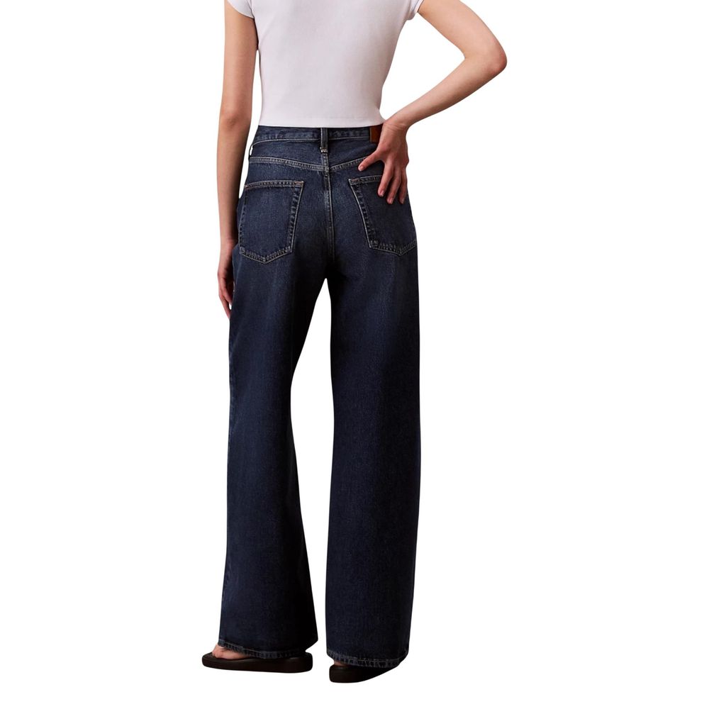 Calvin Klein Jeans Blue Recycled Cotton Bootcut Jeans | Regal Royce