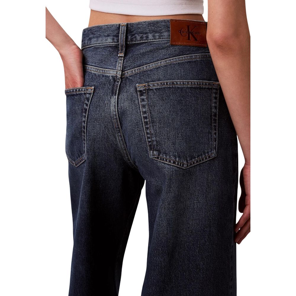 Calvin Klein Jeans Blue Recycled Cotton Bootcut Jeans | Regal Royce