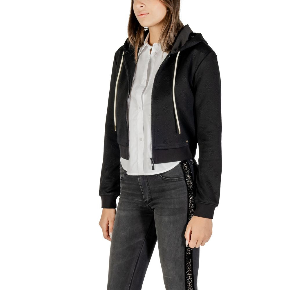 Guess Active Black Polyester Hoodie | Regal Royce