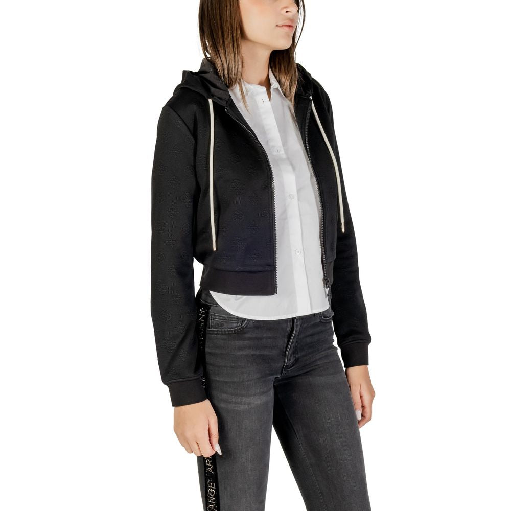 Guess Active Black Polyester Hoodie | Regal Royce