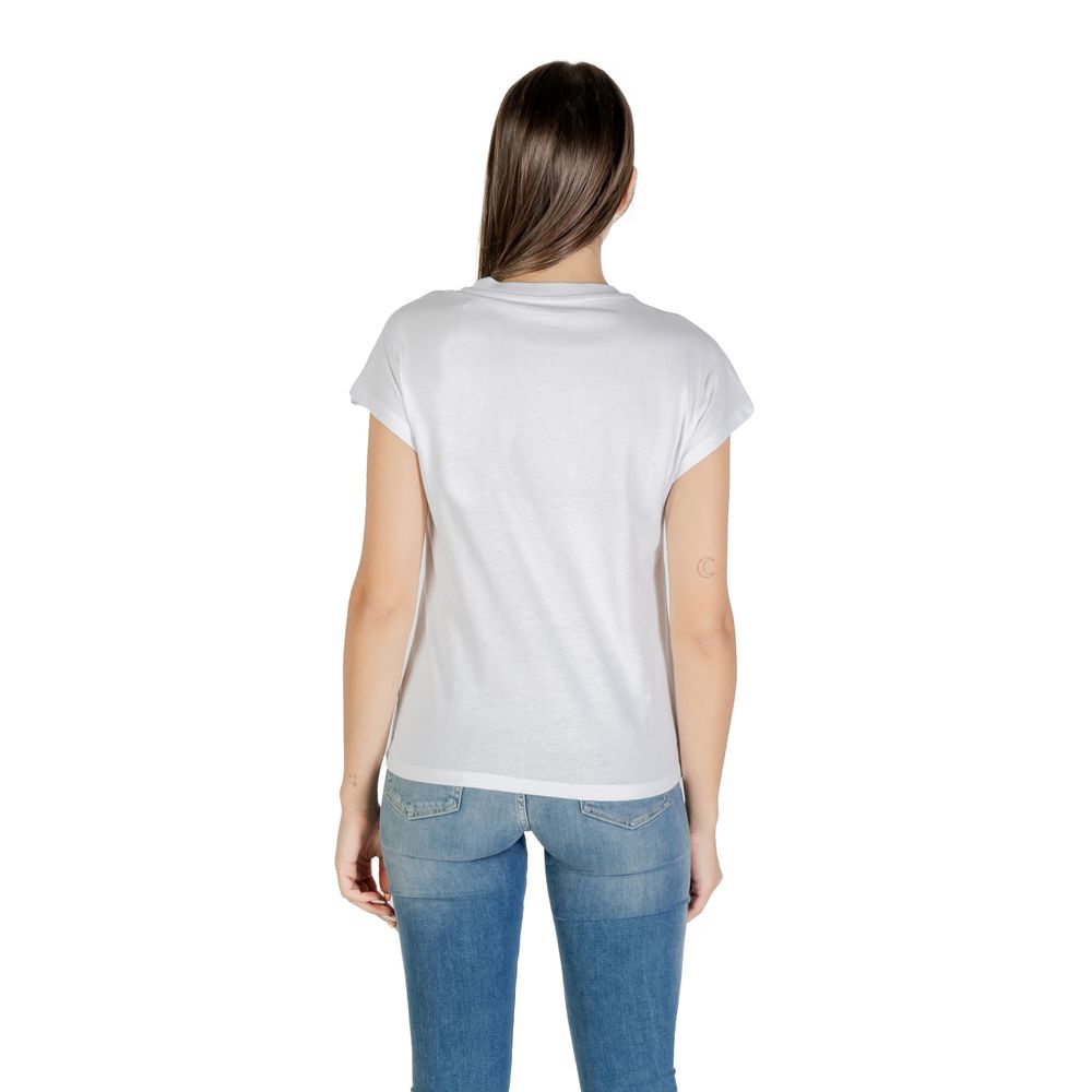 Guess White Cotton T-Shirt | Regal Royce