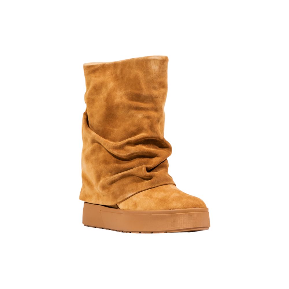 Guess Beige Suede Leather Ankle Boots | Regal Royce