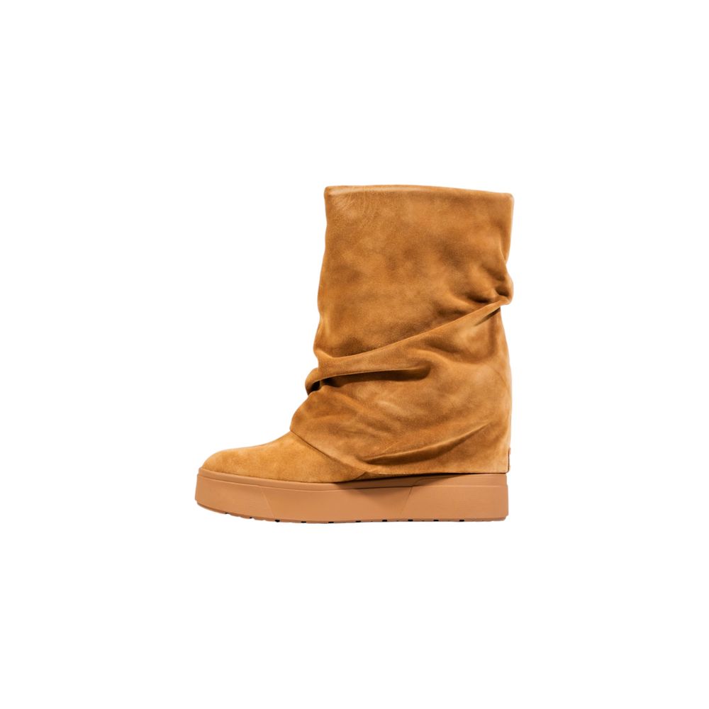Guess Beige Suede Leather Ankle Boots | Regal Royce