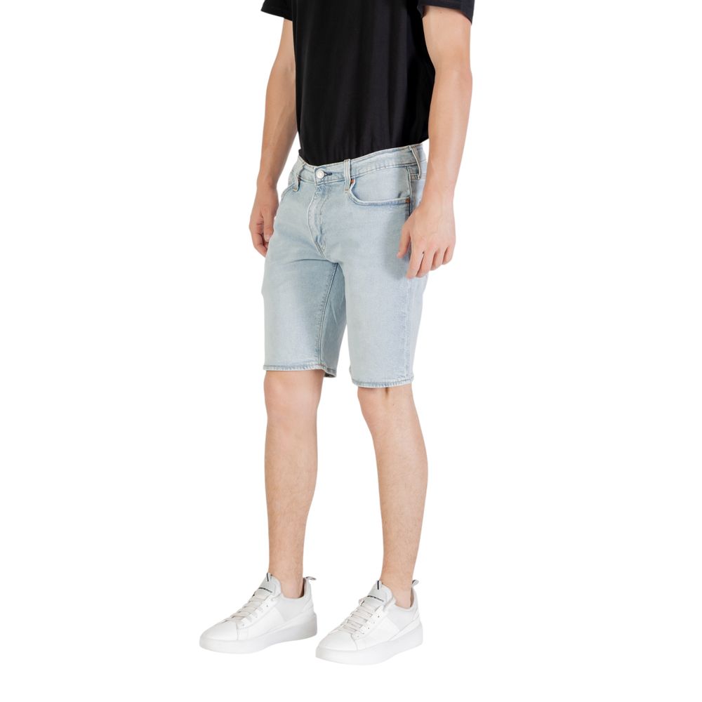 Levi's Light Blue Cotton Bermuda Shorts | Regal Royce
