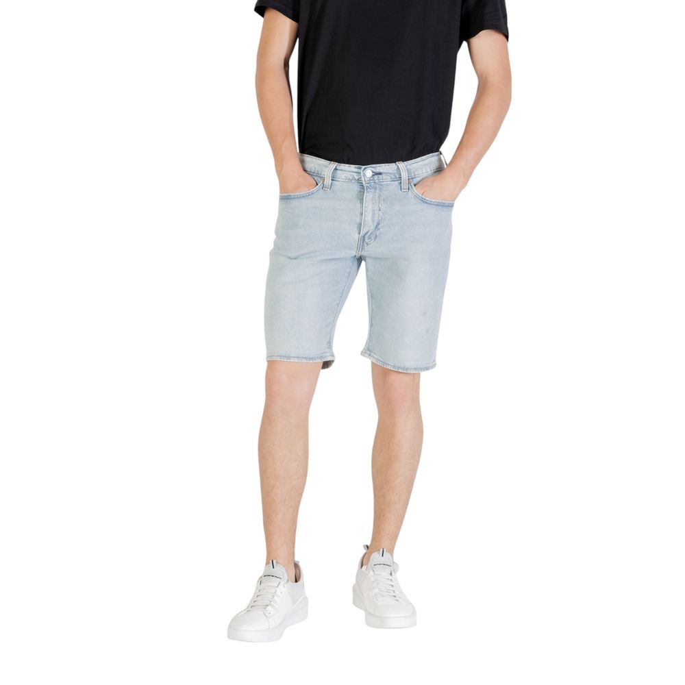 Levi's Light Blue Cotton Bermuda Shorts | Regal Royce