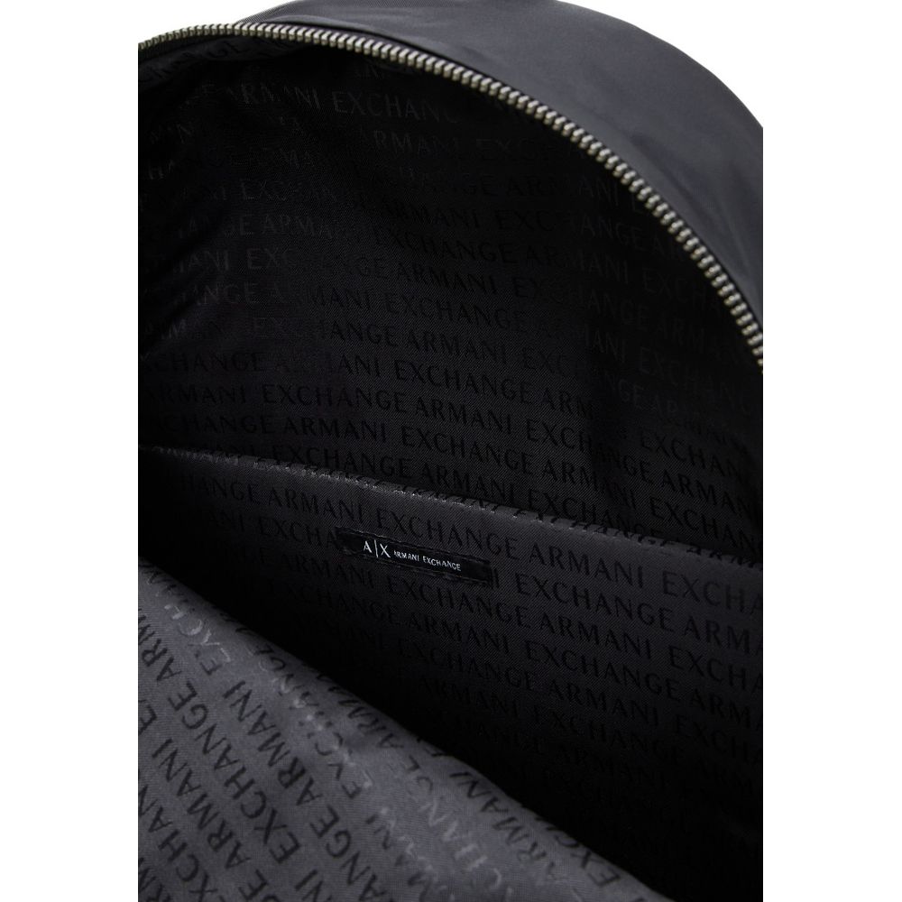 Armani Exchange Black Polyamide Backpack | Regal Royce