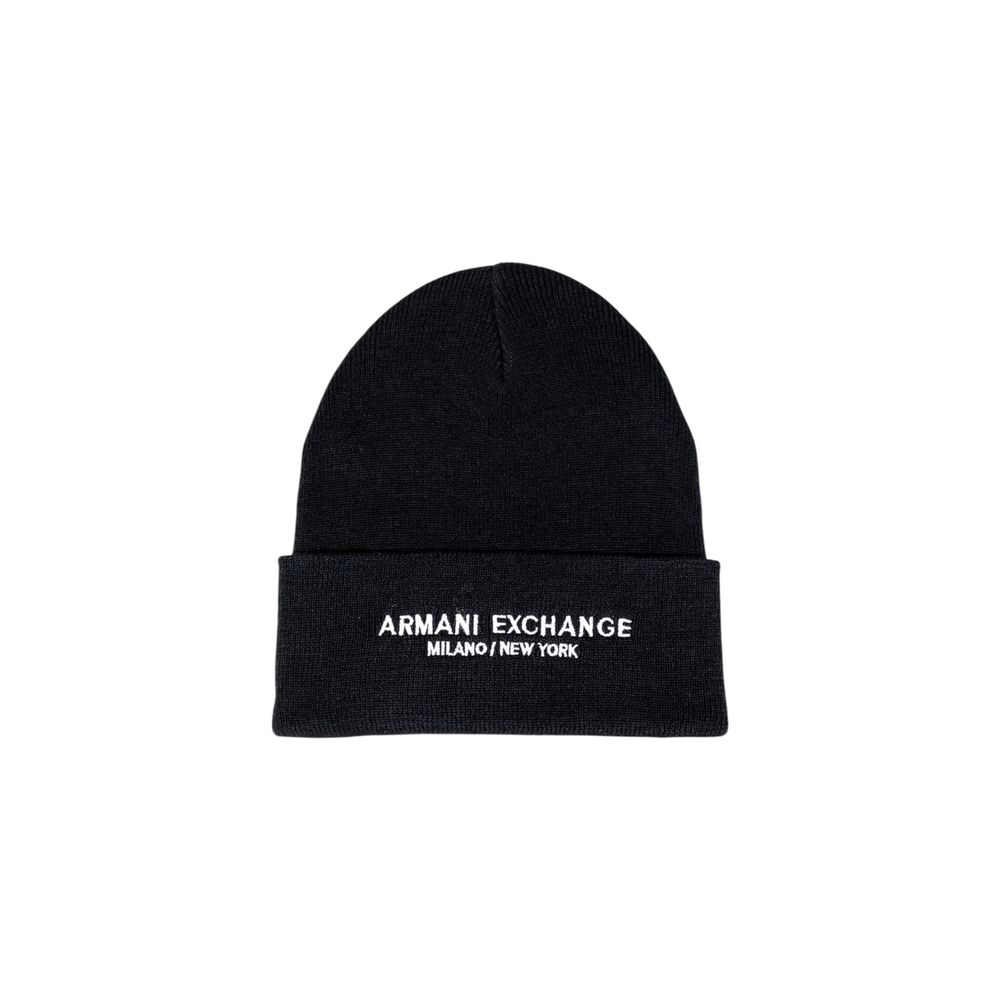 Armani Exchange Black Polyester Cap (Baseball Hat) | Regal Royce