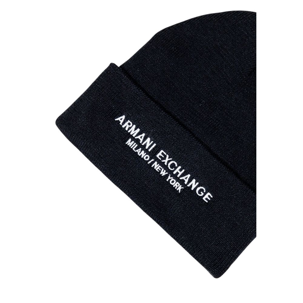 Armani Exchange Black Polyester Cap (Baseball Hat) | Regal Royce