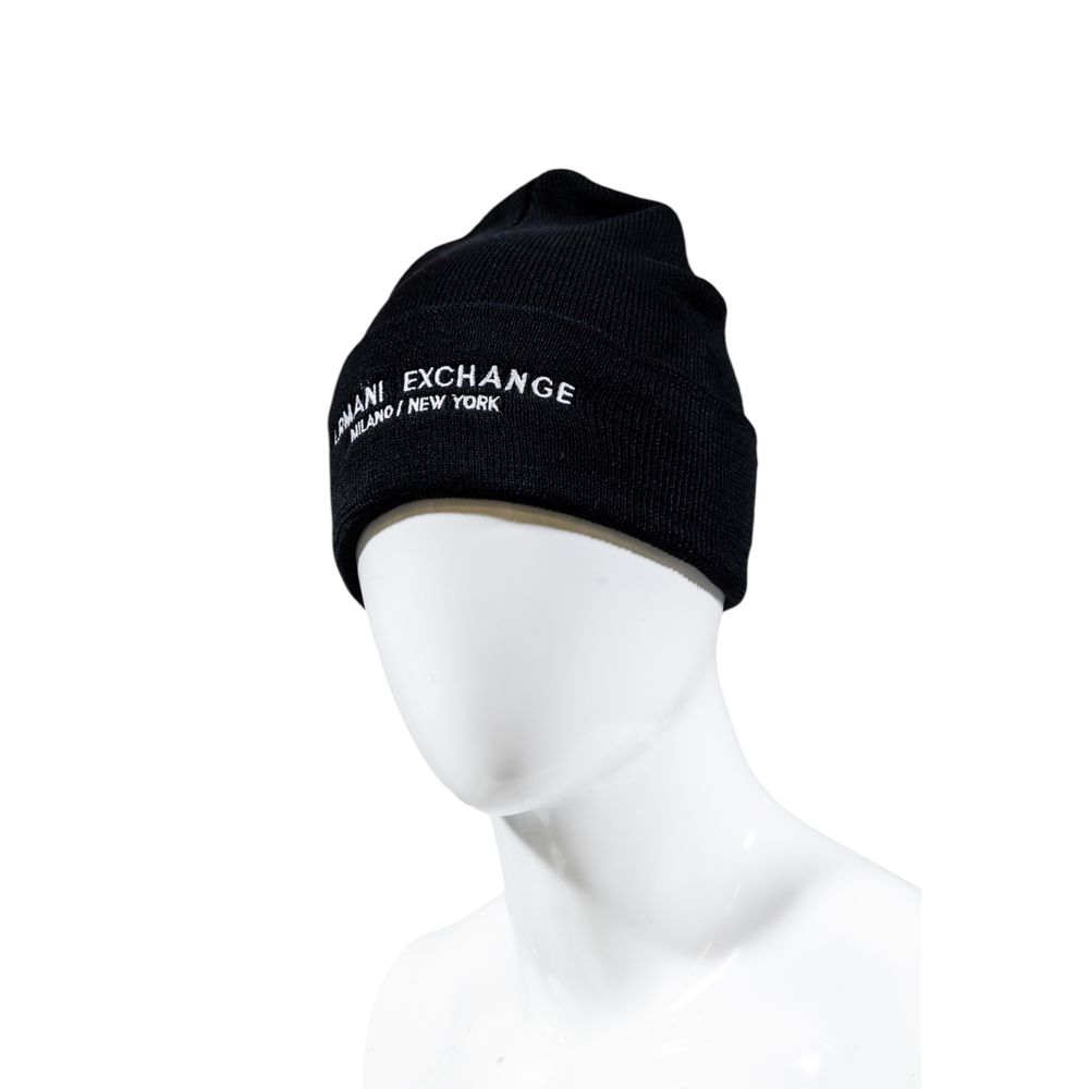 Armani Exchange Black Polyester Cap (Baseball Hat) | Regal Royce