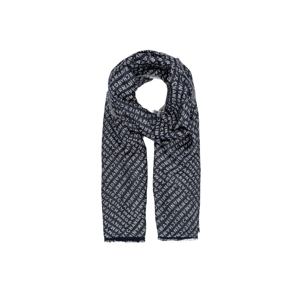 Armani Exchange Blue Viscose Scarf | Regal Royce