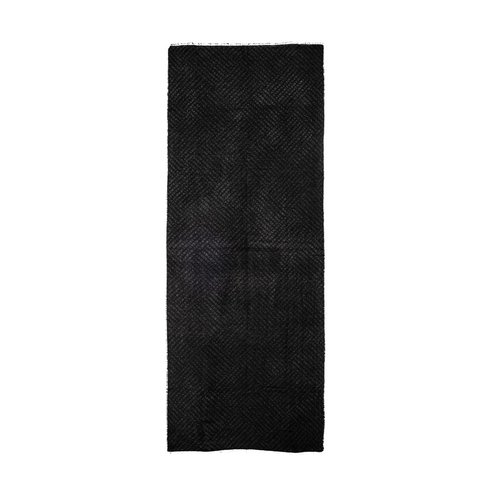 Armani Exchange Black Viscose Scarf | Regal Royce