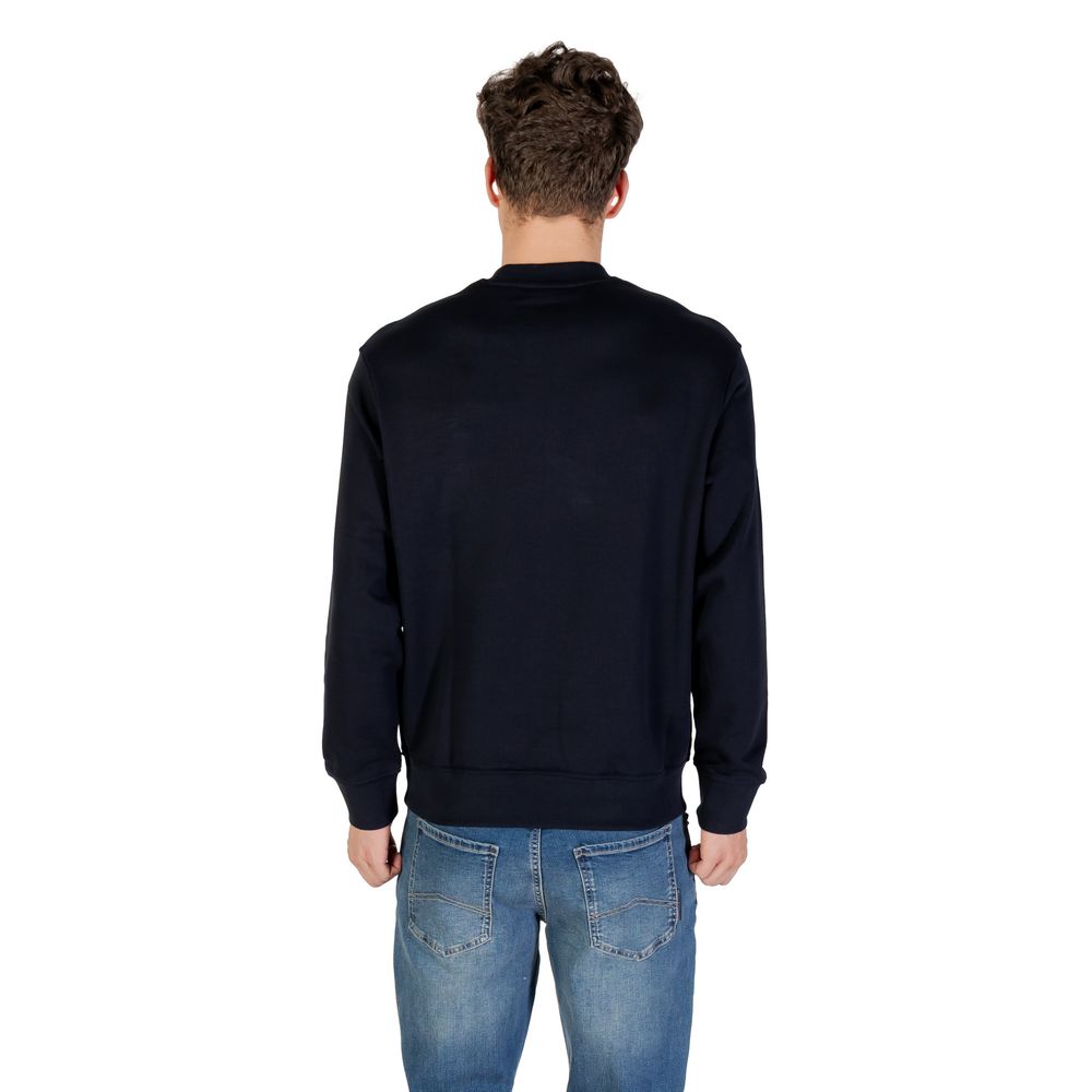 Armani Exchange Blue Cotton Sweatshirt | Regal Royce