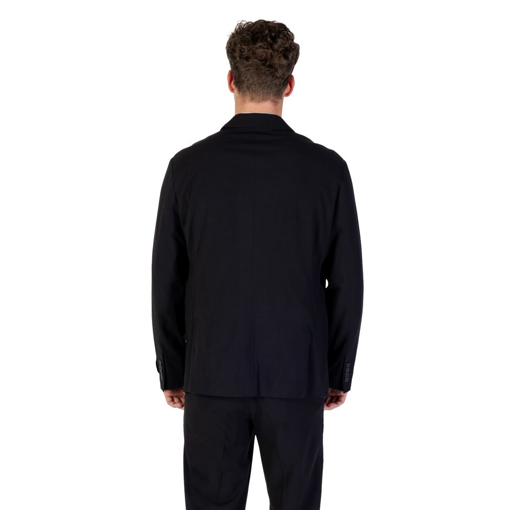 Armani Exchange Black Lyocell Blazer | Regal Royce