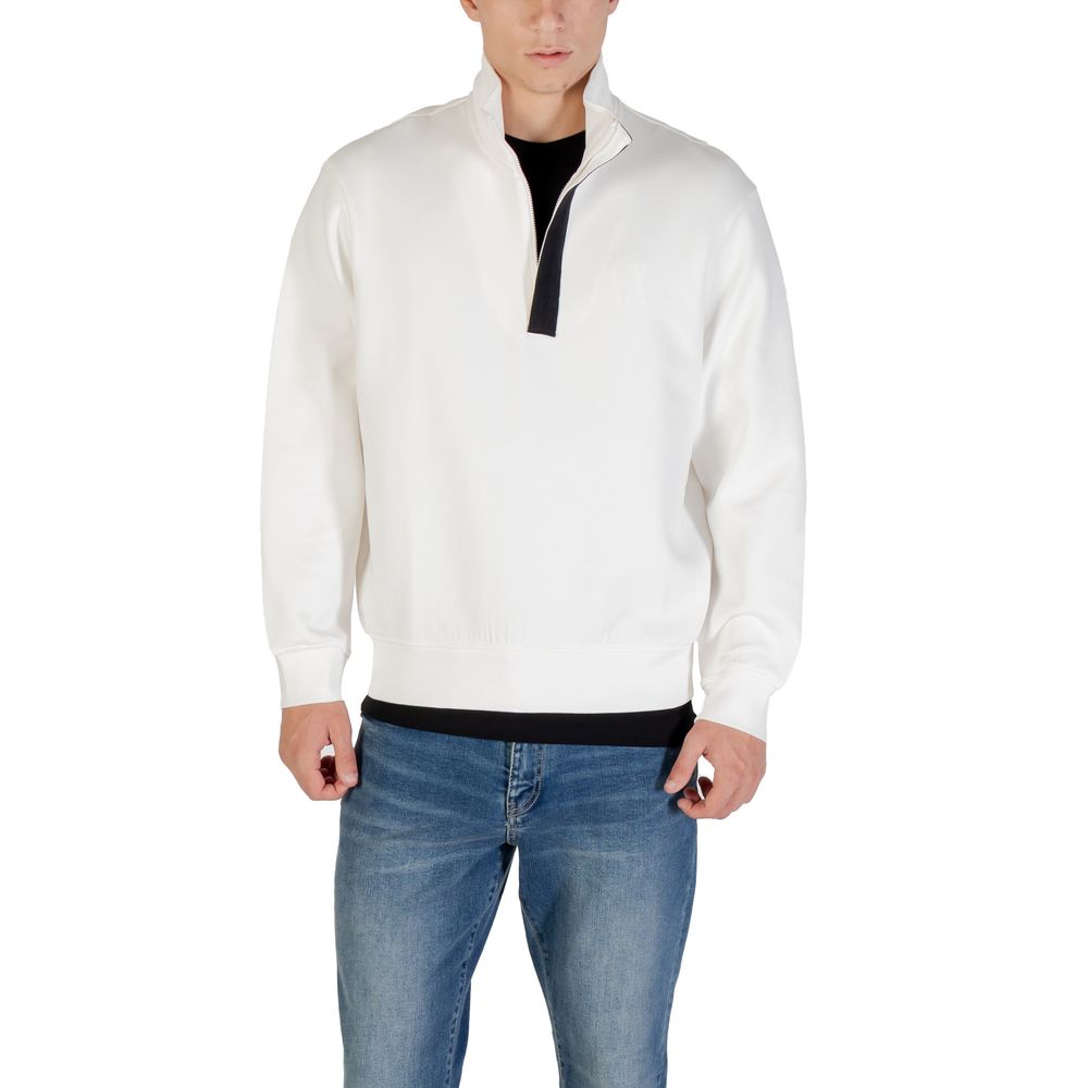 Armani Exchange Cream Cotton Sweatshirt | Regal Royce