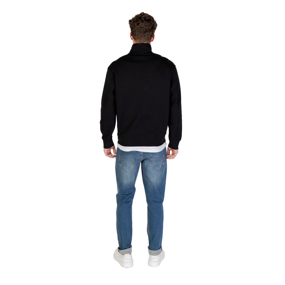 Armani Exchange Black Cotton Sweatshirt | Regal Royce