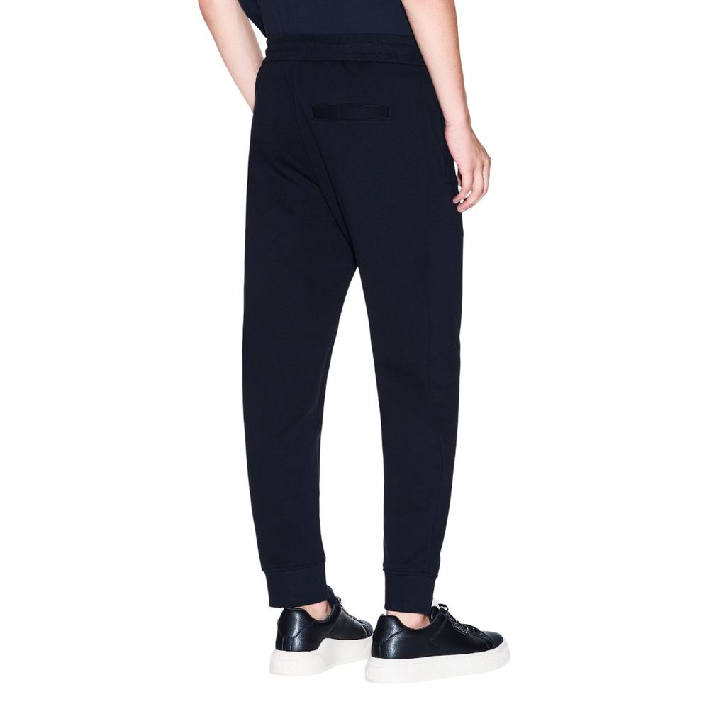 Armani Exchange Blue Cotton Joggers (Workout Pants) | Regal Royce