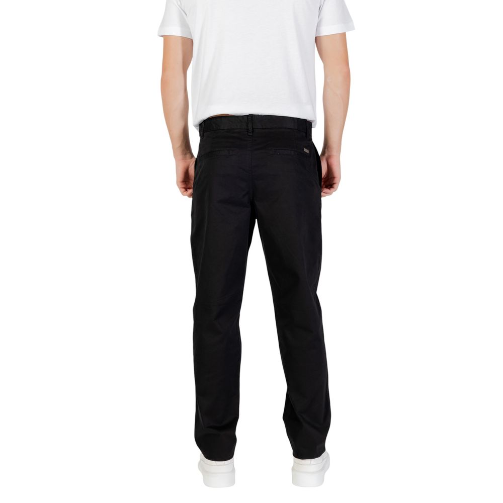 Armani Exchange Black Cotton Skinny Pants | Regal Royce