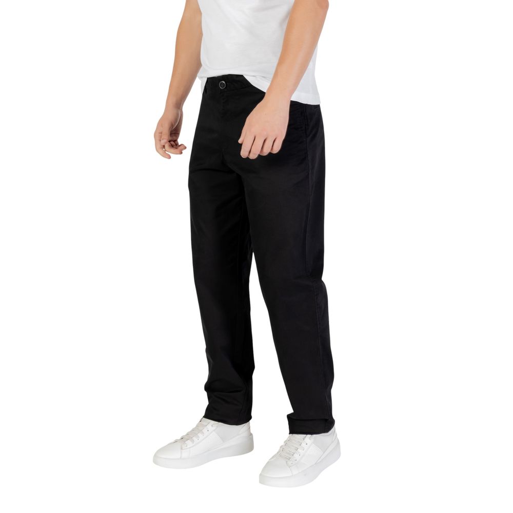 Armani Exchange Black Cotton Skinny Pants | Regal Royce