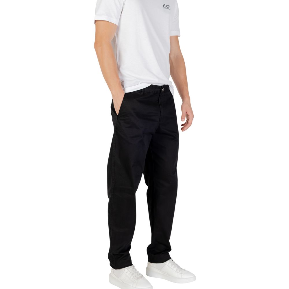 Armani Exchange Black Cotton Skinny Pants | Regal Royce
