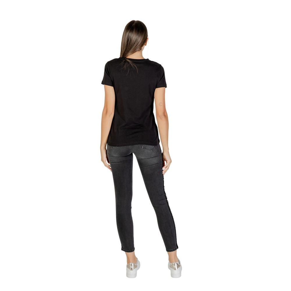 Armani Exchange Black Cotton T-Shirt | Regal Royce