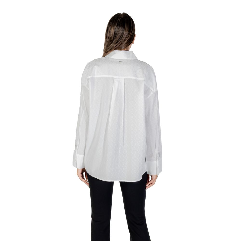 Armani Exchange White Cotton Blouse | Regal Royce