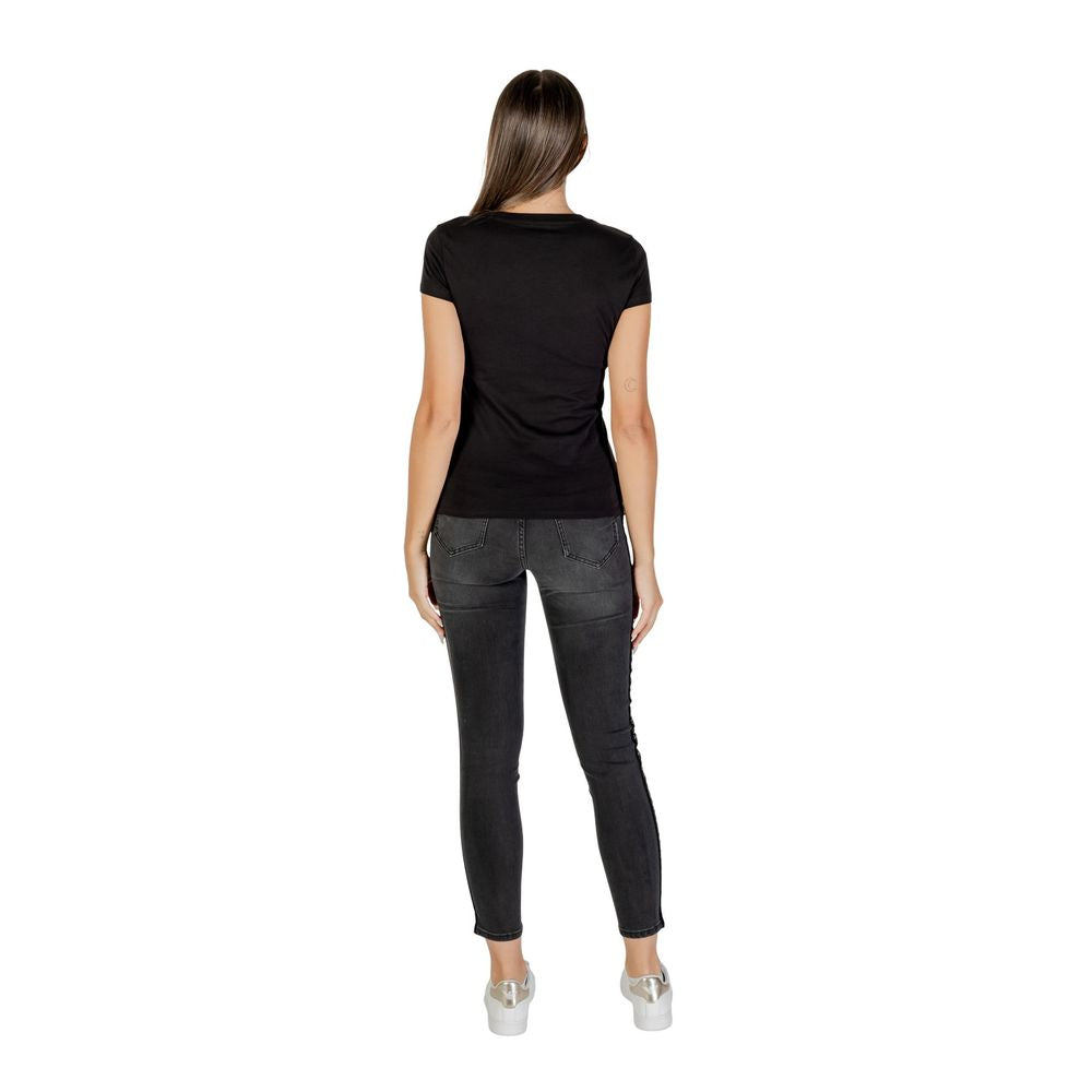 Armani Exchange Black Cotton T-Shirt | Regal Royce