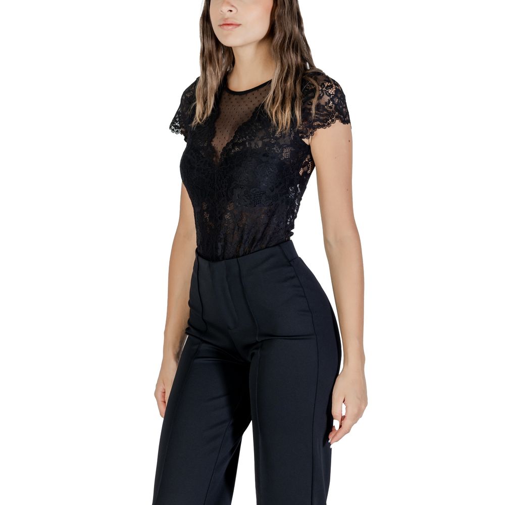 Morgan De Toi Black Polyamide Bodysuit | Regal Royce