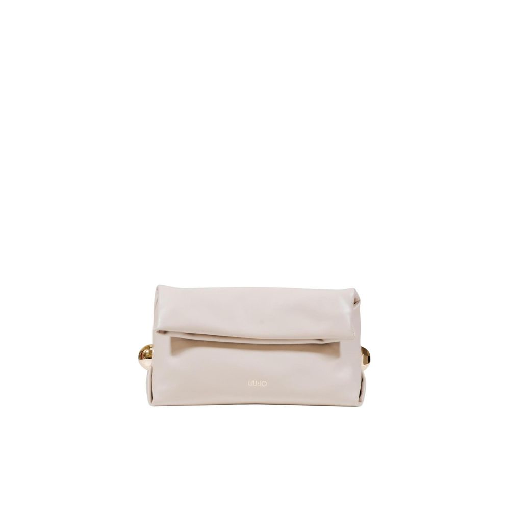 Liu Jo Beige Polyethylene Clutch Bag | Regal Royce