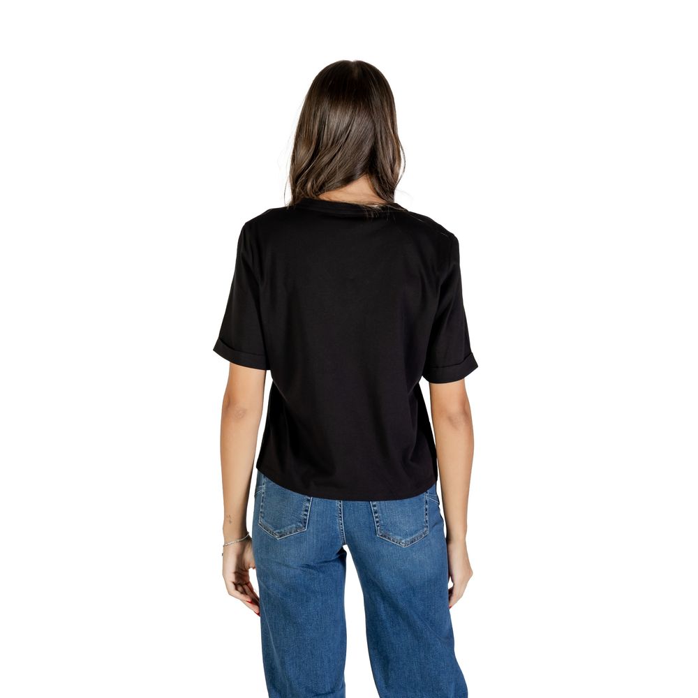 Liu Jo Black Cotton T-Shirt | Regal Royce
