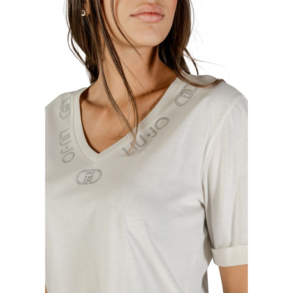Liu Jo White Cotton T-Shirt | Regal Royce