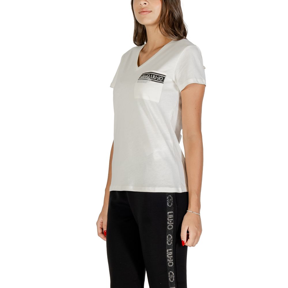 Liu Jo White Cotton T-Shirt | Regal Royce