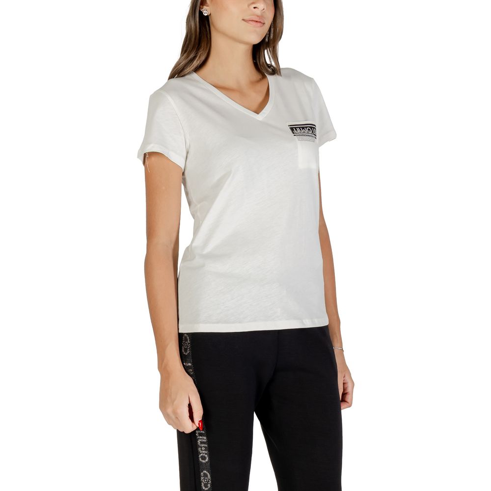 Liu Jo White Cotton T-Shirt | Regal Royce