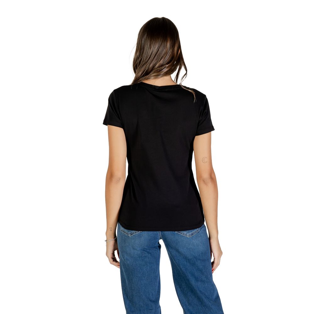 Liu Jo Black Cotton T-Shirt | Regal Royce