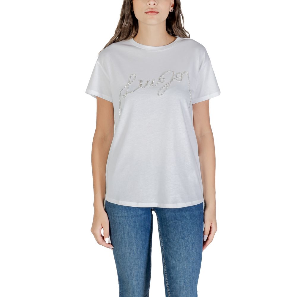 Liu Jo White Cotton T-Shirt | Regal Royce