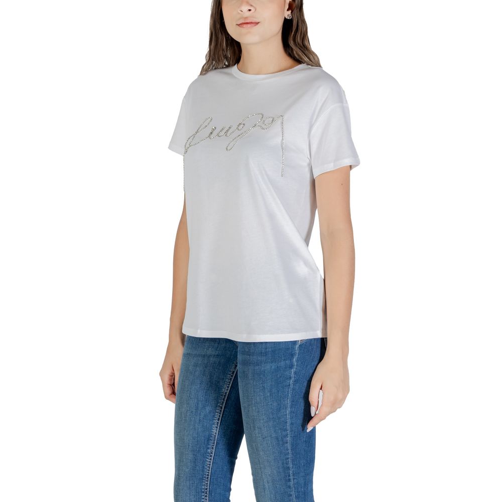 Liu Jo White Cotton T-Shirt | Regal Royce