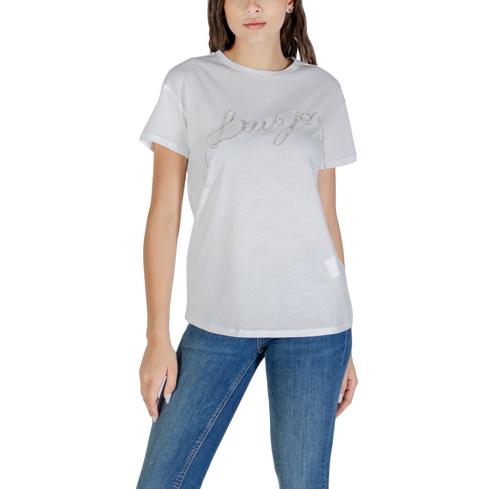 Liu Jo White Cotton T-Shirt | Regal Royce