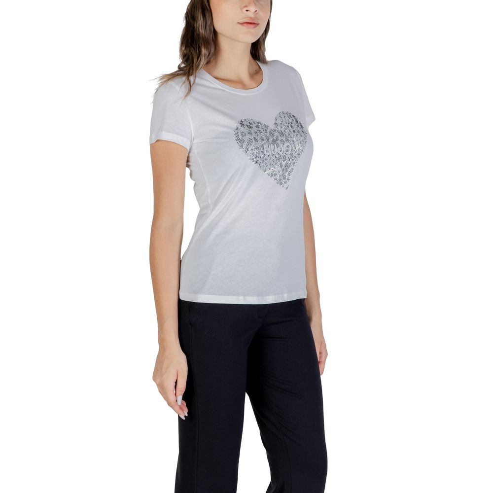 Liu Jo White Cotton T-Shirt | Regal Royce
