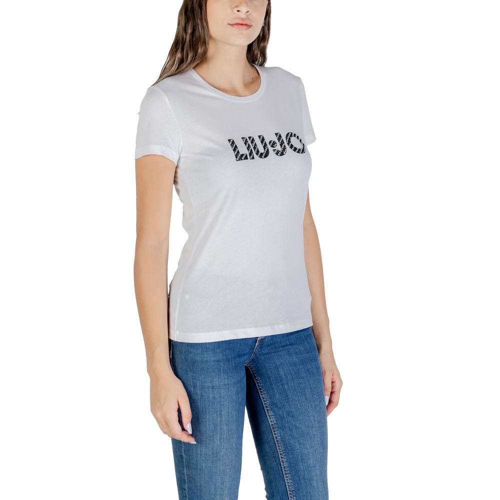 Liu Jo White Cotton T-Shirt | Regal Royce