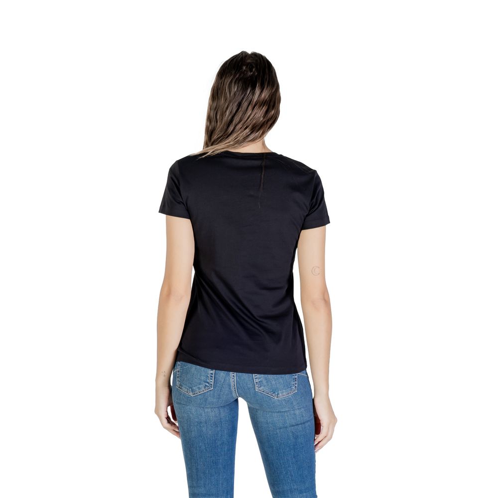 Liu Jo Black Cotton T-Shirt | Regal Royce