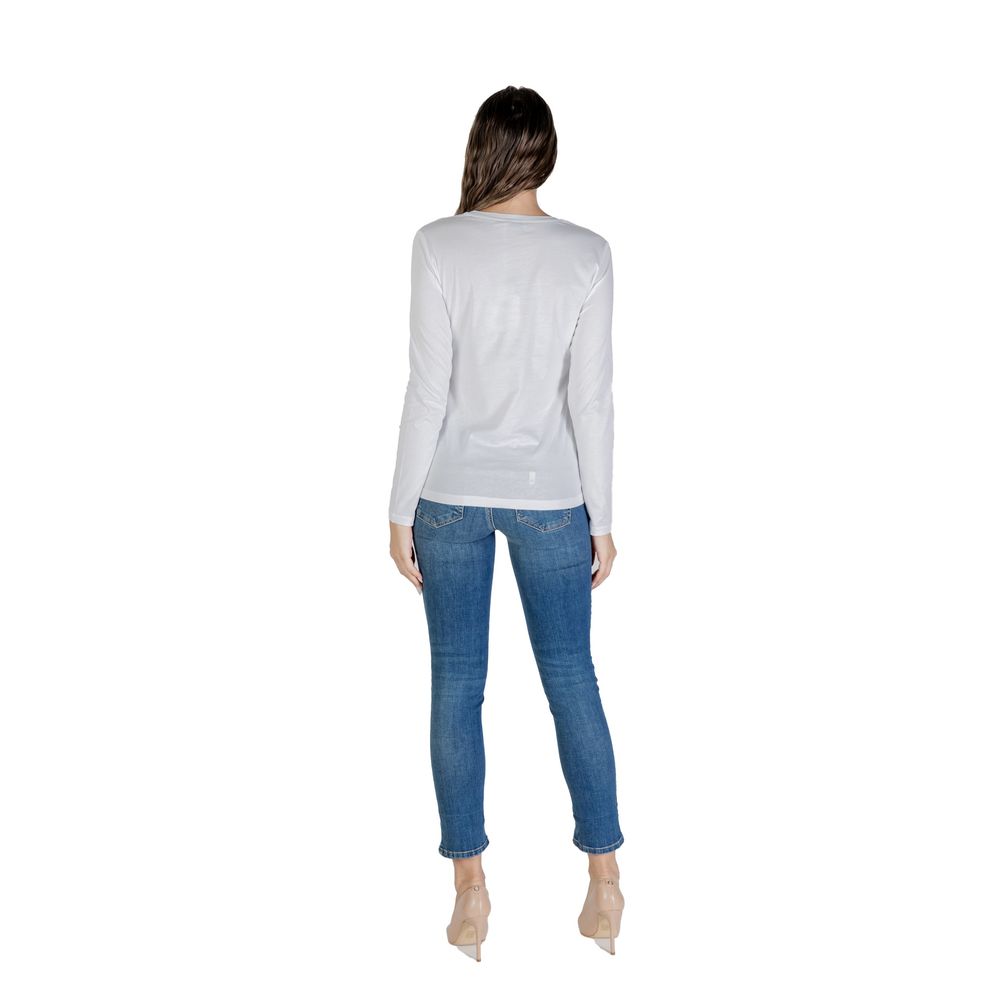 Liu Jo White Cotton Long Sleeve T-Shirt | Regal Royce