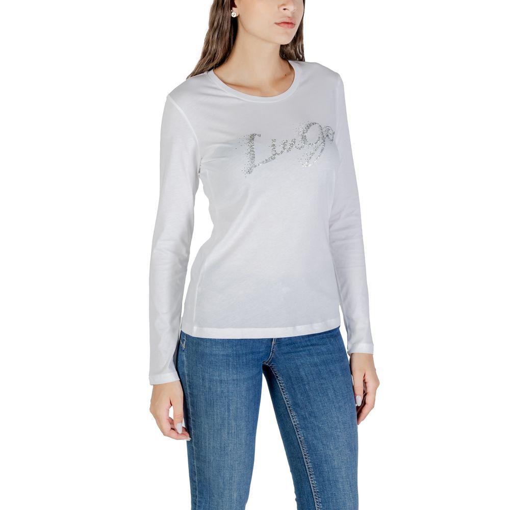 Liu Jo Bicolor Cotton Long Sleeve T-Shirt | Regal Royce