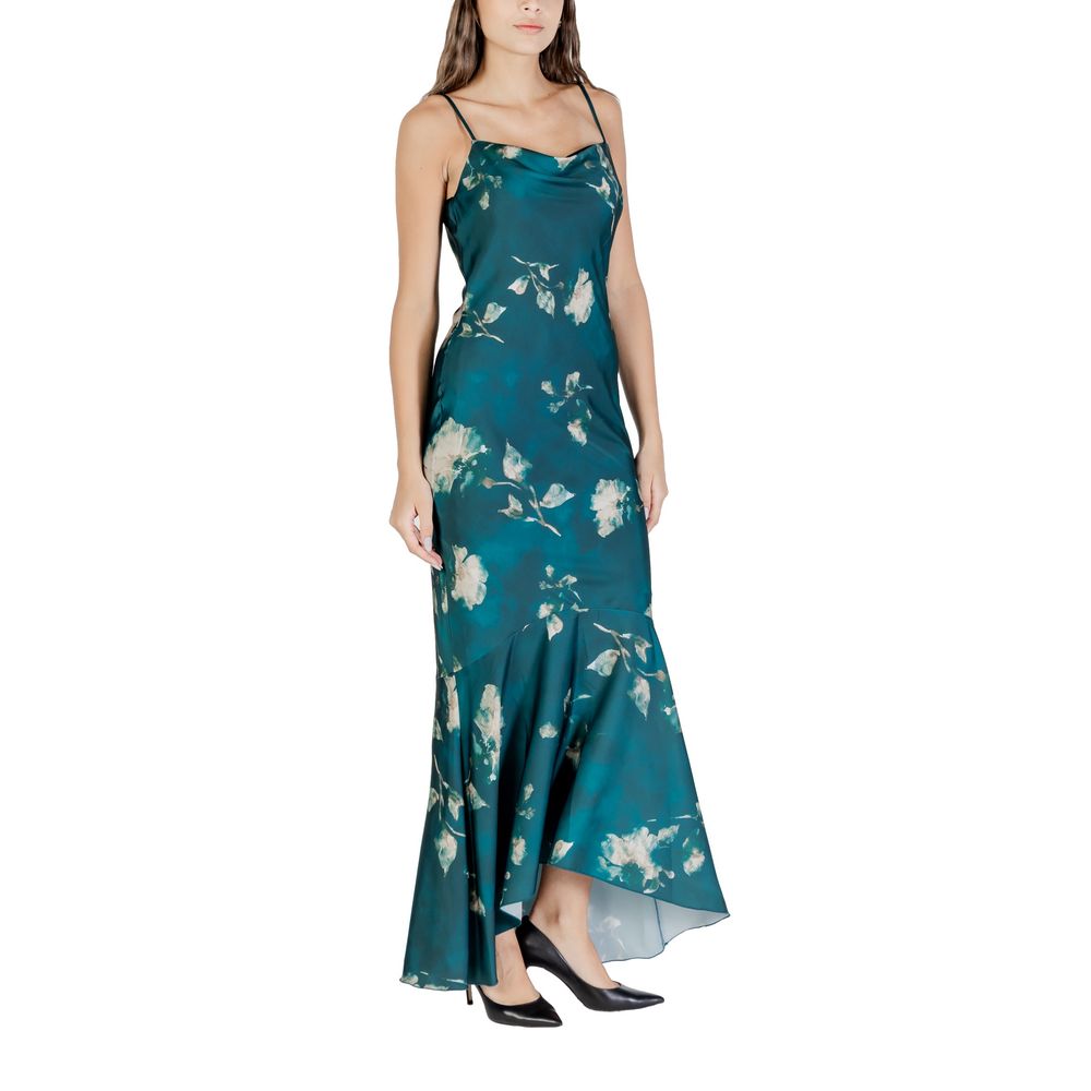 Rinascimento Bicolor Polyester Long Dress | Regal Royce
