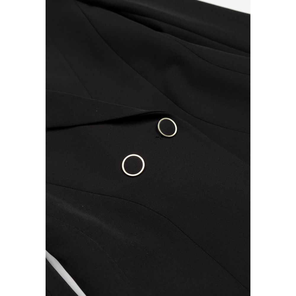 Rinascimento Black Polyester Blazer | Regal Royce