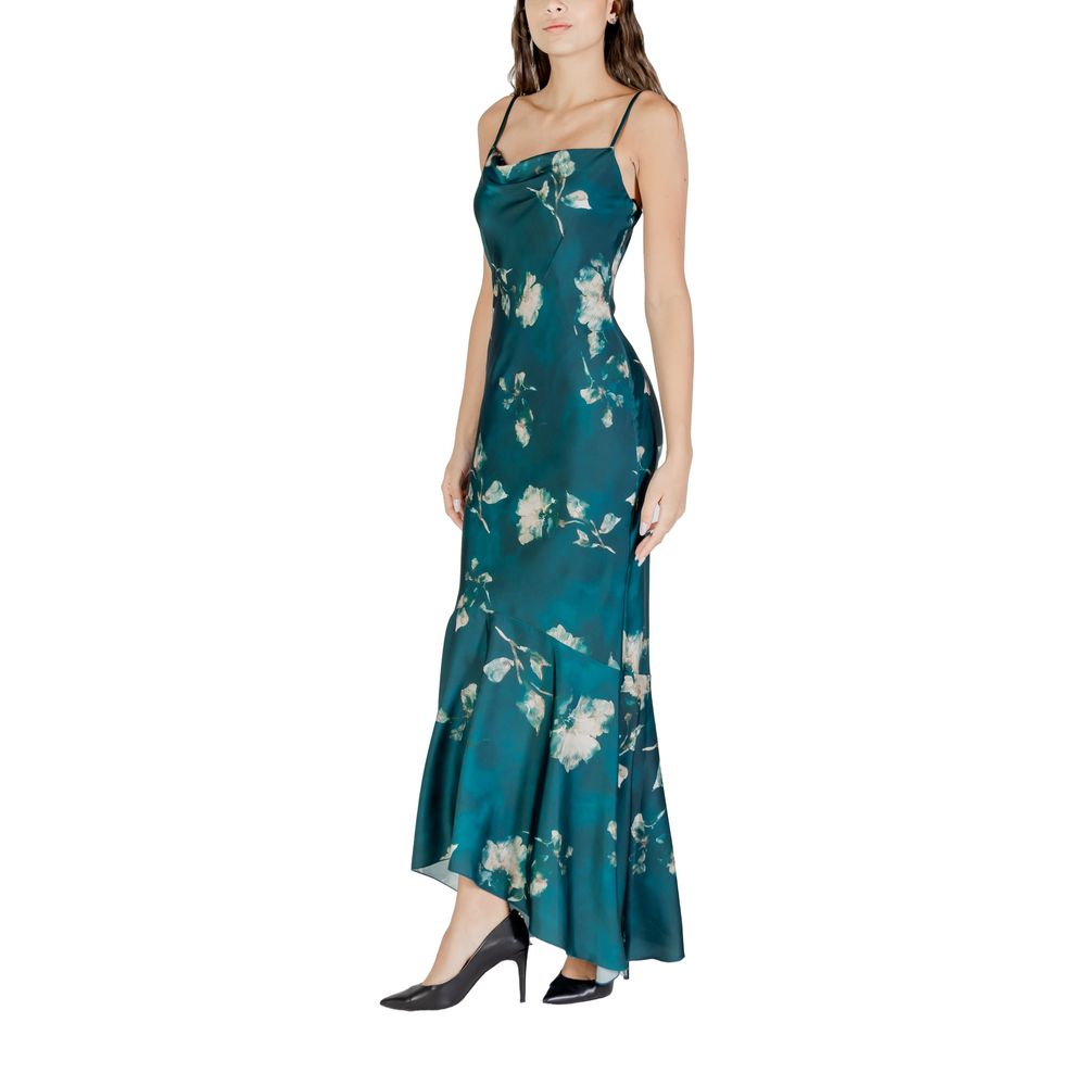 Rinascimento Bicolor Polyester Long Dress | Regal Royce